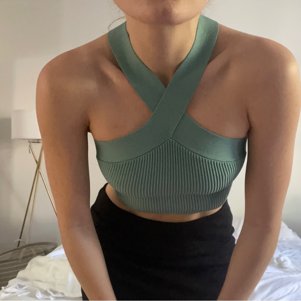 Aritzia Babaton Sculpt Knit Halter tank - Picture 2 of 3